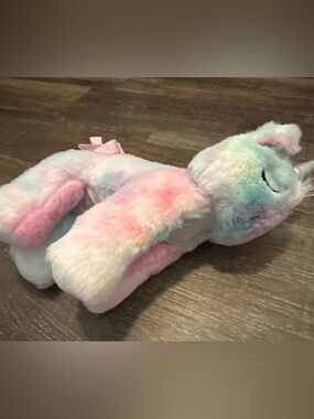 Pastel Tie-Dye Plush Bag